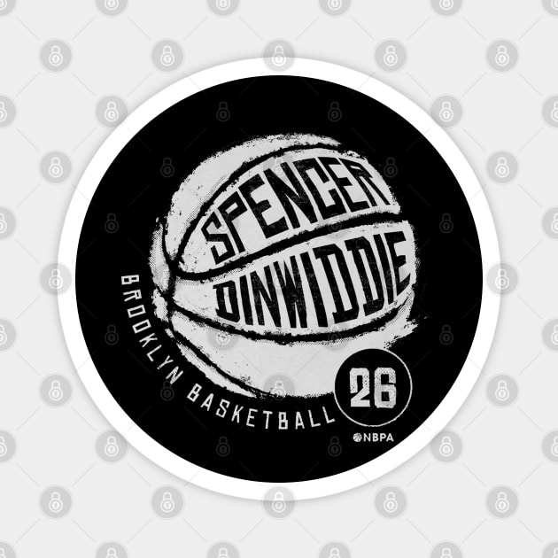 Spencer Dinwiddie Brooklyn Basketball Magnet by TodosRigatSot